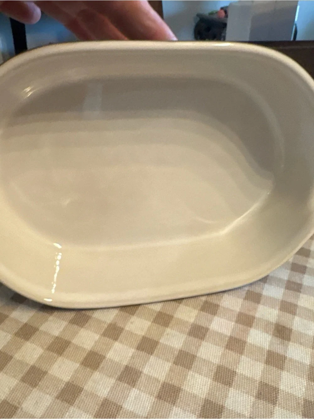White Ceramic Oval Baking Dish - Classic Serve & Bake